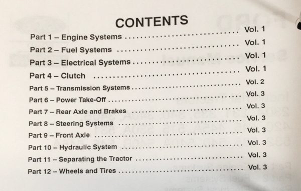 Ford 231 420 515 531 532 535 Tractor Service Parts Operators Manual Owners Set - Image 2