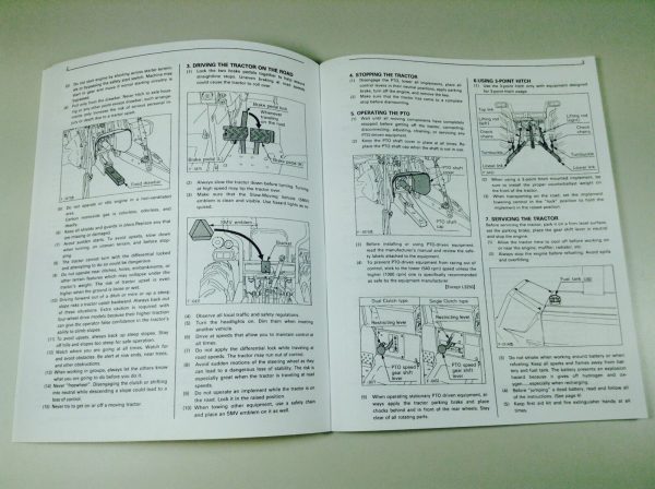 Kubota L2550Dt L2550 Tractor Operators Owners Manual Parts Catalog Set - Image 3