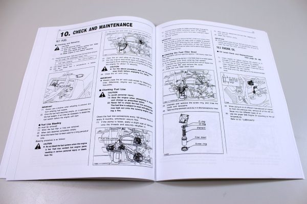 Kubota B1550Hst-D Tractor Owner Operators Manual Parts Catalog Set Book - Image 6