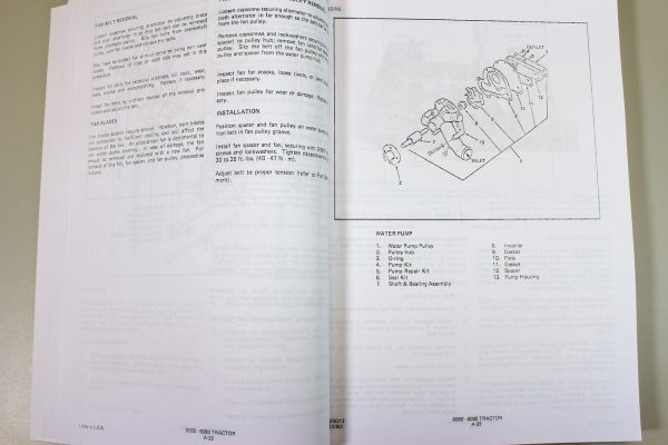 Allis Chalmers 6060 6080 Tractor Service Operator Manuals Technical Shop Repair - Image 4