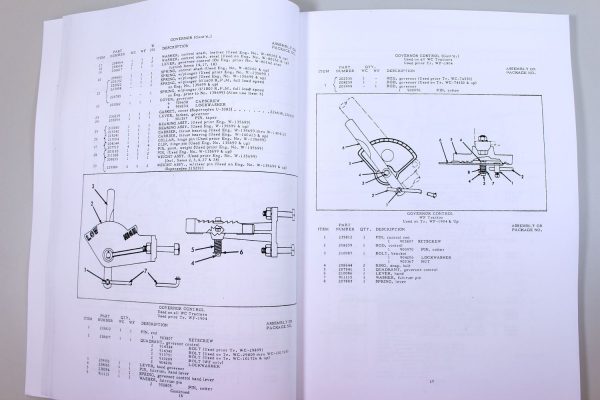 Set Allis Chalmers Wc Wf Tractor Service Repair Manual Parts Catalog Technical - Image 6