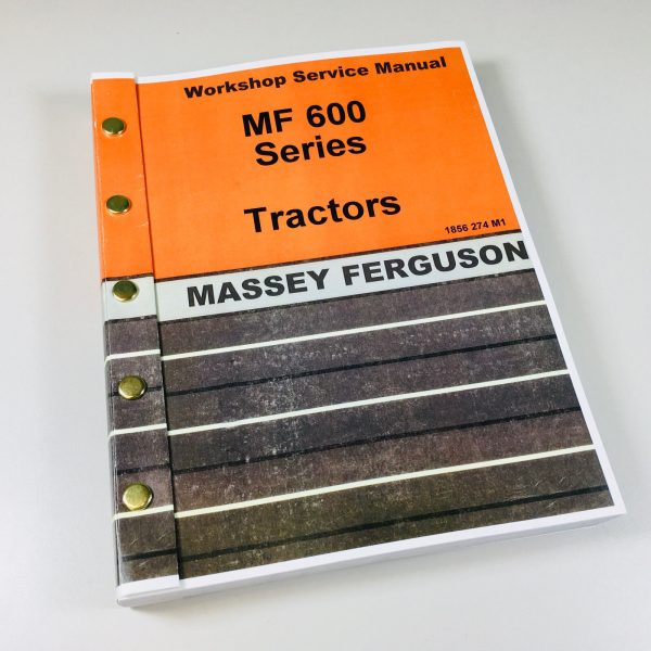 Massey Ferguson Mf698 698 Tractor Service Repair Manual Workshop Shop Factory