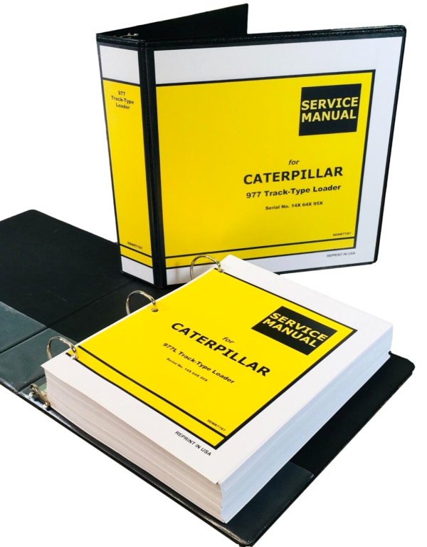 Service Manual For Caterpillar 977L Track-Type Loader Repair Book SN 14X 64X 95X