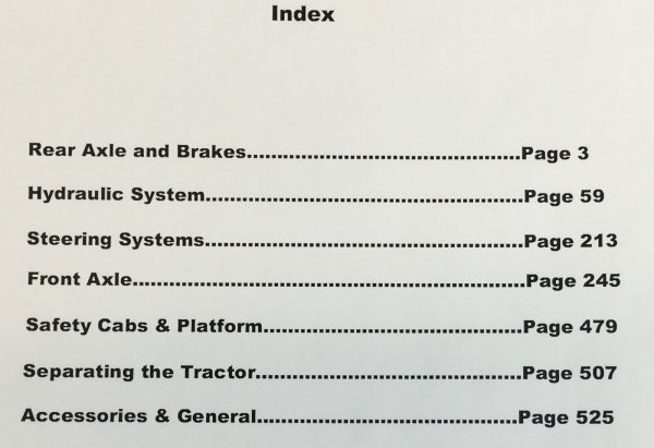 Ford 8530 8630 8730 8830 Tractor Service Parts Operators Manual Owners Shop Set - Image 4