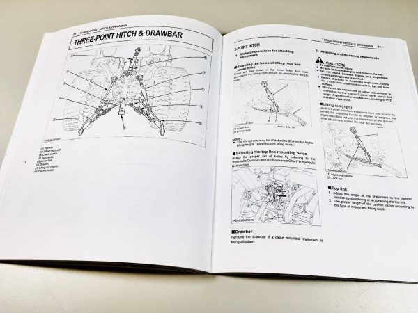 Kubota B7410 B7510 B7610 Tractor Operators Owners Manual Maintenance Book Lube - Image 7