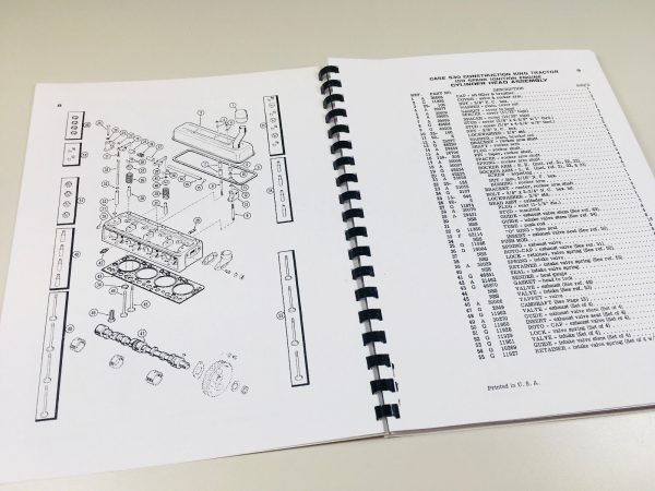 Case 530 Draft O Matic Tractor Operators Owners Manual Parts Catalog Set - Image 10