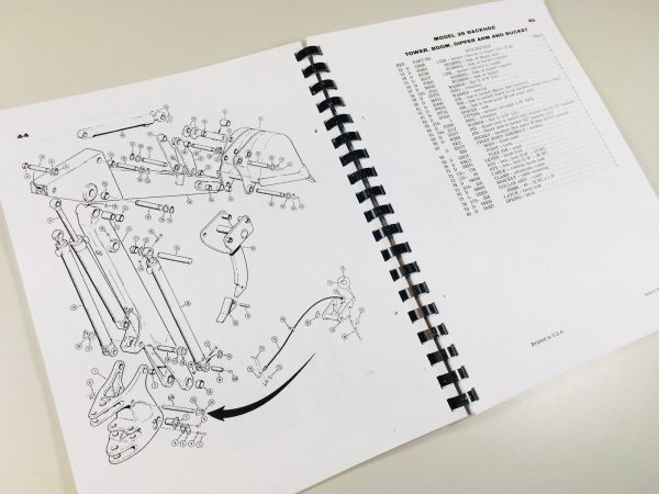 Case 35 Backhoe & Loader For 580Ck Series B 580B Tractor Parts Catalog Manual - Image 9