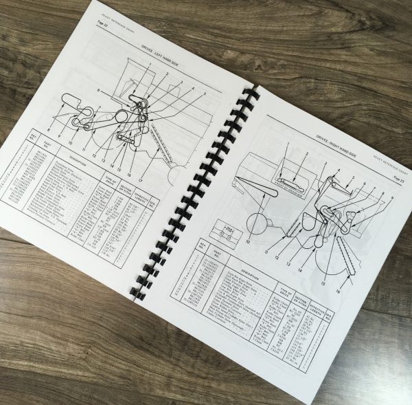 Oliver 7600 Combine Parts Manual Catalog Book Assembly Schematics Exploded Views - Image 4