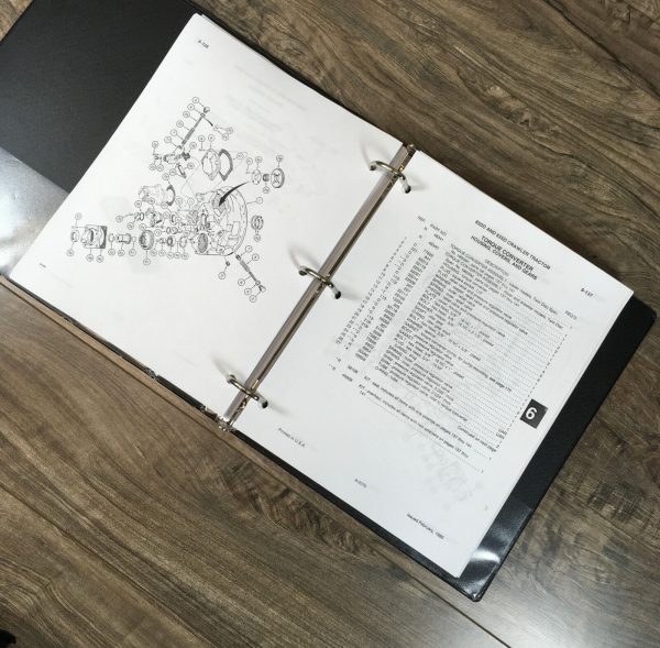 Case 850D 855D Crawler Tractor Manual Parts Catalog Operators Owners Set Book - Image 7