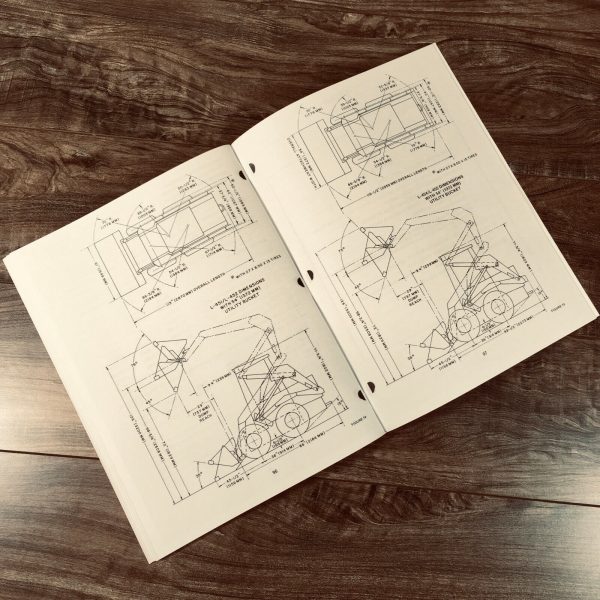 New Holland L-451 L-452 L-454 L-455 Skidsteer Loader Service Manual Operator Set - Image 8