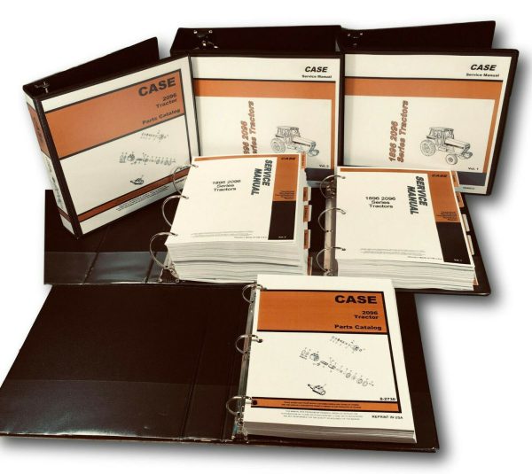 Case 2096 Tractor Service Repair Manual Parts Catalog Technical Shop Book Set