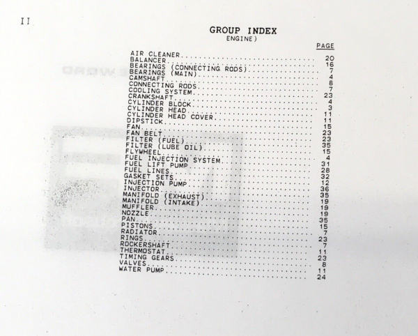 Massey Ferguson MF 270 Tractor Parts Manual Catalog Book Assembly Schematics - Image 2