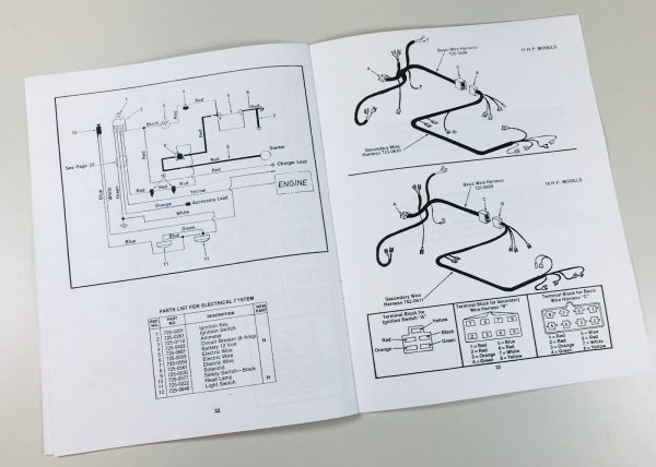 Yard-Man 11 & 16 Hp Garden Tractor Operators Owners Parts List Assembly Manual - Image 7