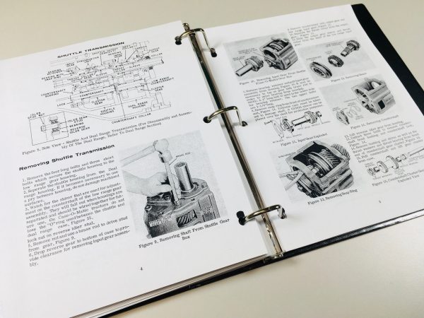 Case 530 Draft-O-Matic Tractor Service Manual Technical Shop Book Overhaul - Image 12