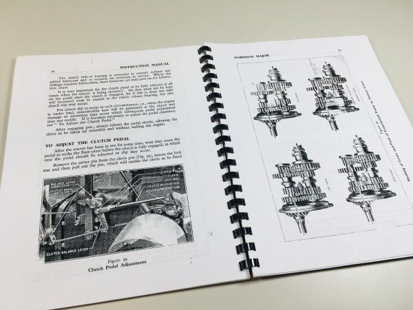 Fordson Major Tractor Operators Owners Instructions Manual Maintenance - Image 9