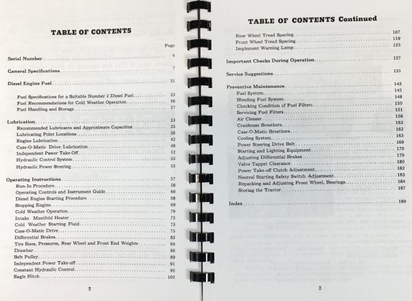 Case 732 733 734 832 Tractor Service Parts Operators Manual Prior To 8229000 - Image 10