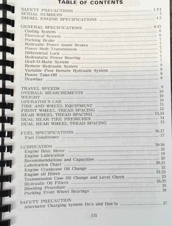 Case 1370 Tractor Operators Manual Owners Maintenance Adjustments SN 8727601-UP - Image 2