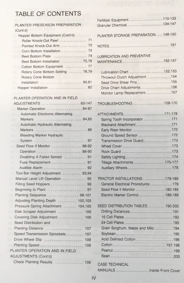 Case 900 Planter Plate Type Trailing 4 & 8 Row Operators Parts Manual Set Owners - Image 4