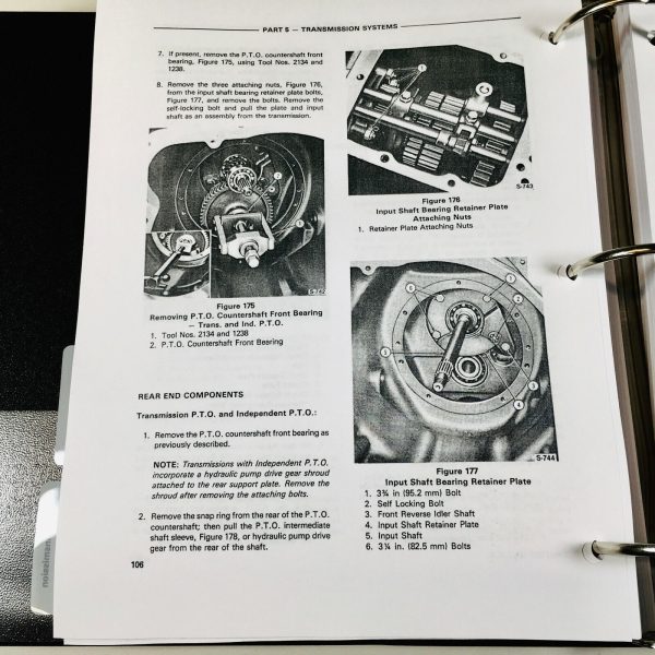 Ford 340B 445A 540B Tractor 765 Backhoe Service Manual Repair Shop Technical Set - Image 10