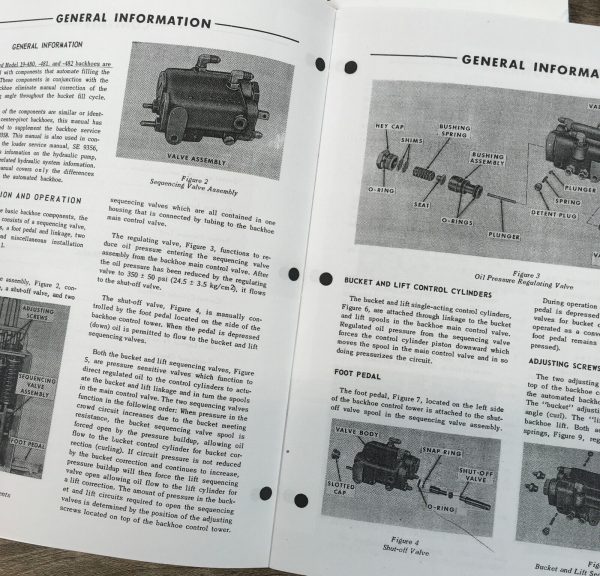 Ford 19-480 19-481 19-482 Backhoe Service Manual Set Repair Shop Technical Book - Image 5