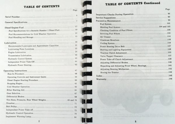 Case 900 Diesel Wheel Tractor Operators Manual Owners Maintenance Adjustments - Image 2