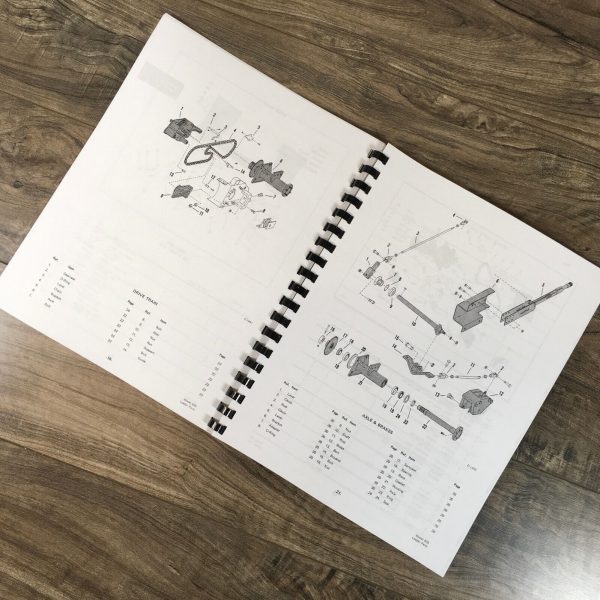 Bobcat 825 Skid Steer Loader Parts Manual Catalog Book Assembly Schematics - Image 4