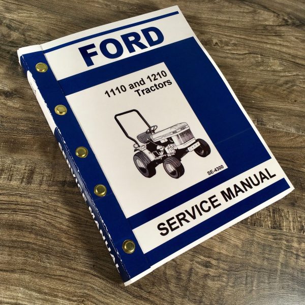 Ford 1110 1210 Tractor Service Manual Repair Shop Technical Workshop Overhaul