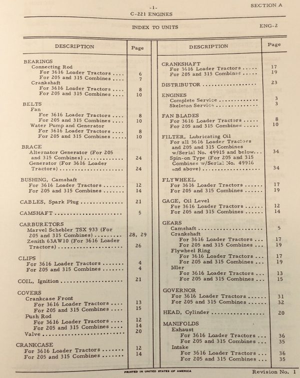 Farmall International 606 Gas Tractor Parts Operators Manual Set C-221 Book Ih - Image 6