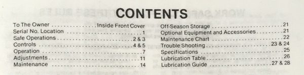 International Cub Cadet 782 Diesel 782D Garden Tractor Operators Owners Manual - Image 2