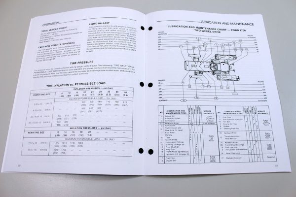 Ford 1300 Tractor Owners Operators Manual Parts Catalog Set - Image 11