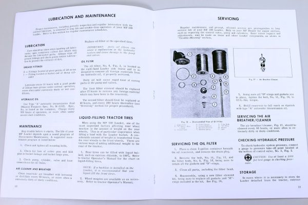 Massey Ferguson Mf 100 Loader Operators Assembly Manual Mf 35 50 65 202 203 204 - Image 6