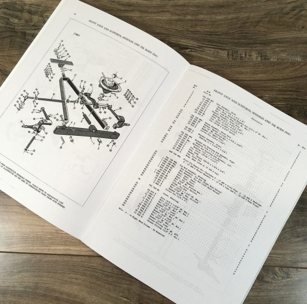 Massey Harris Colt Tractor Parts Repair Manual Catalog Assembly S/N 1001 & Up - Image 9