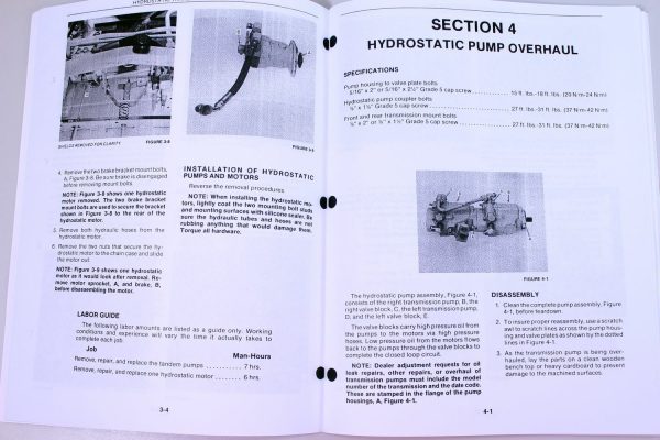 New Holland L-451 L-452 L-454 L-455 Skidsteer Loader Service Manual Operator Set - Image 10