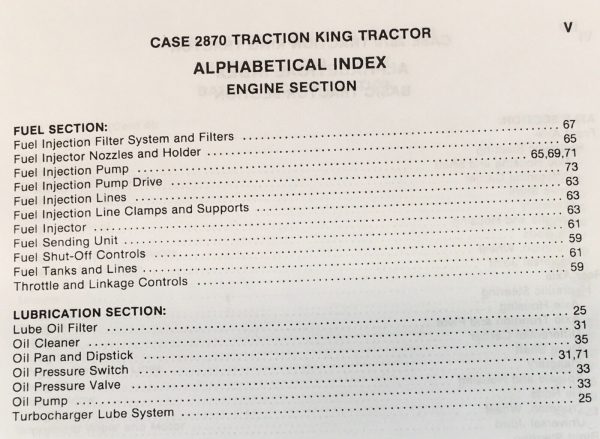 Case 2870 Traction King Tractor Parts Manual Catalog Book Assembly Schematic - Image 3