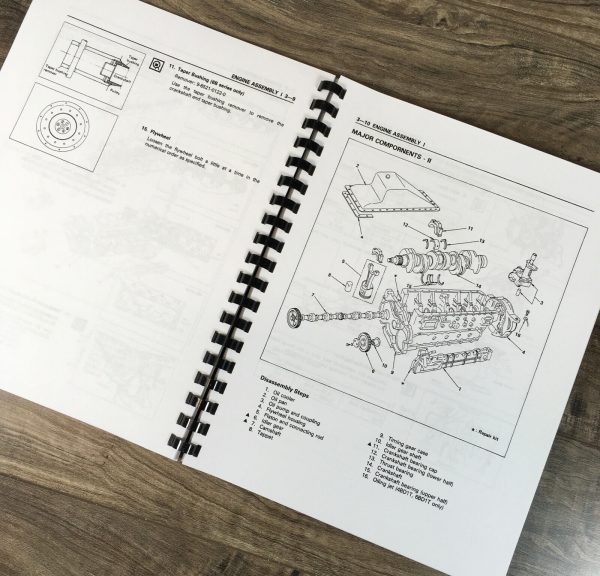 Isuzu 6Bd1T 6Bg1T Industrial Diesel Engine Service Manual Repair Shop Technical - Image 6