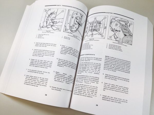 Ford 345C 445C 545C Tractor Loader Service Repair Manual Shop Book Overhaul - Image 9