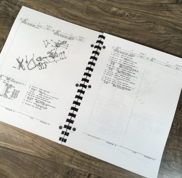 International 444 Diesel Tractor Parts Manual Set Catalog Book W/ 4 Cyl. Engine - Image 12