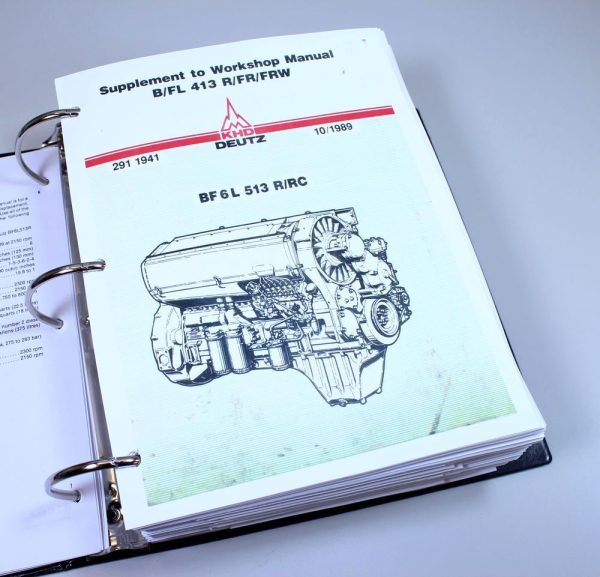 Case 170C Excavator Deutz B/Fl 413R Fr Frw Service Repair Manual Shop Book - Image 5