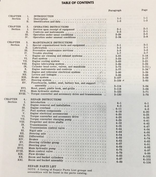 International Hough H30B H30Bm Tractor Loader Shovel Service Manual Repair Shop - Image 2