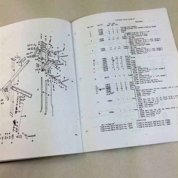 New Holland 268 269 P.T.O 272 Engine Twine Wire Tie Balers Parts Manual Catalog - Image 6