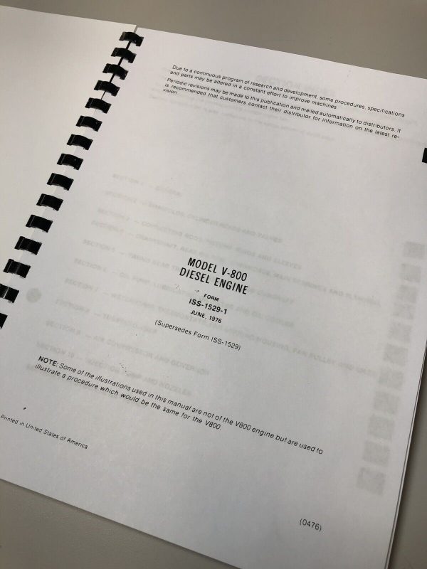 Farmall International 4786 Tractor Service Manual Repair Technical Overhaul Set - Image 6