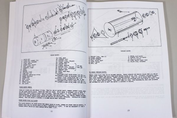 Allis Chalmers C C2 Cii Combines Diesel Service Shop Repair Manual - Image 4