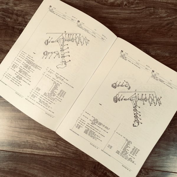 Farmall International D-282 Diesel Engine 6 Cylinder Service Parts Manual Set - Image 10