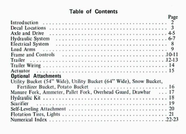 Gehl Hl 2500 Hydra Cat Loader Service Parts Manual Maintenance Schematics Views - Image 2