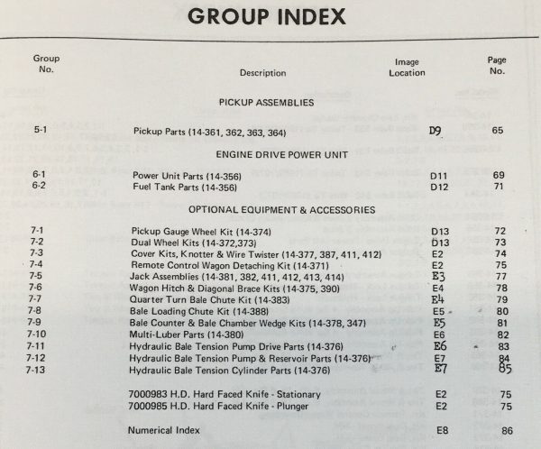 Ford 532 542 Small Square Hay Baler Parts Operators Manual Owners Service Set - Image 4