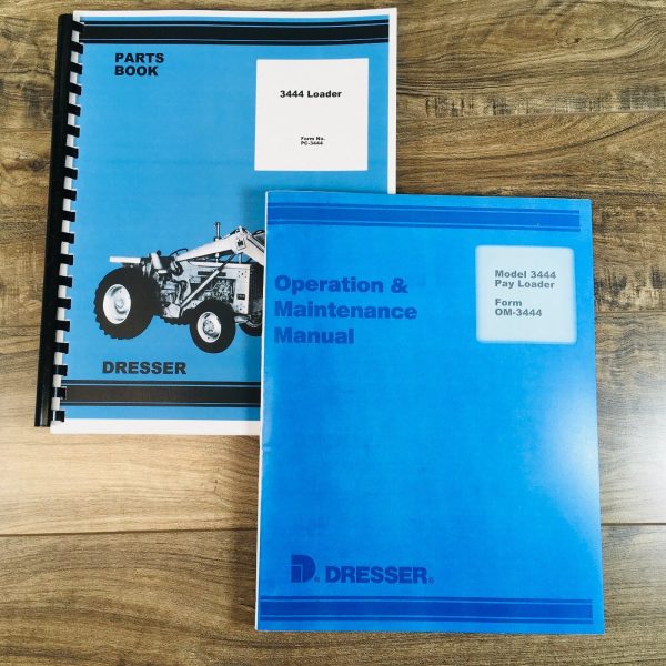 Dresser International 3444 Pay Loader Parts Operators Manual Set Catalog Owners