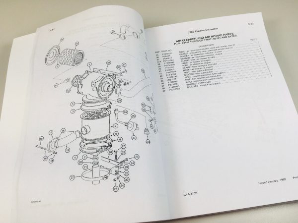 Case 220B Crawler Excavator Parts Catalog Manual - Image 4