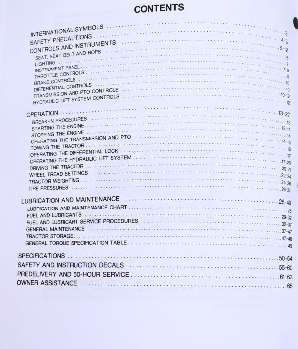 Ford New Holland 3415 Tractor Owners Operators Manual Maintenance Diesel - Image 2