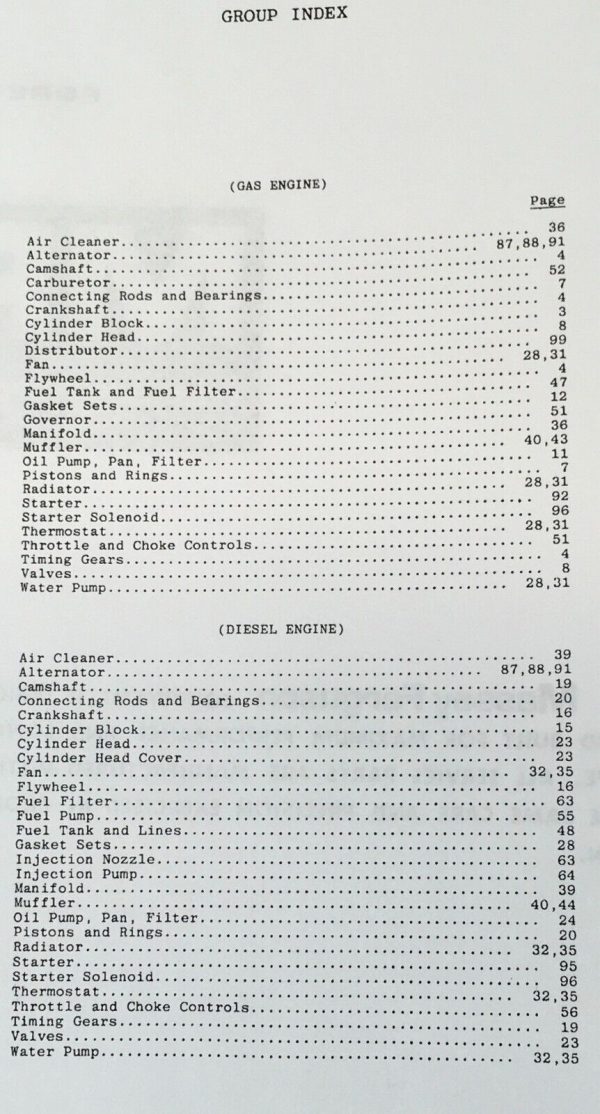 Massey Ferguson 230 Tractor Service Parts Manual Repair Set Prior to 9A349200 MF - Image 3