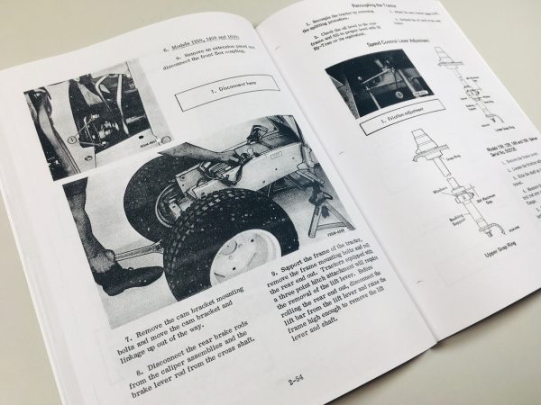 Ih Cub Cadet 86 108 109 128 Garden Tractor Service Kohler Engine Manual Set - Image 3